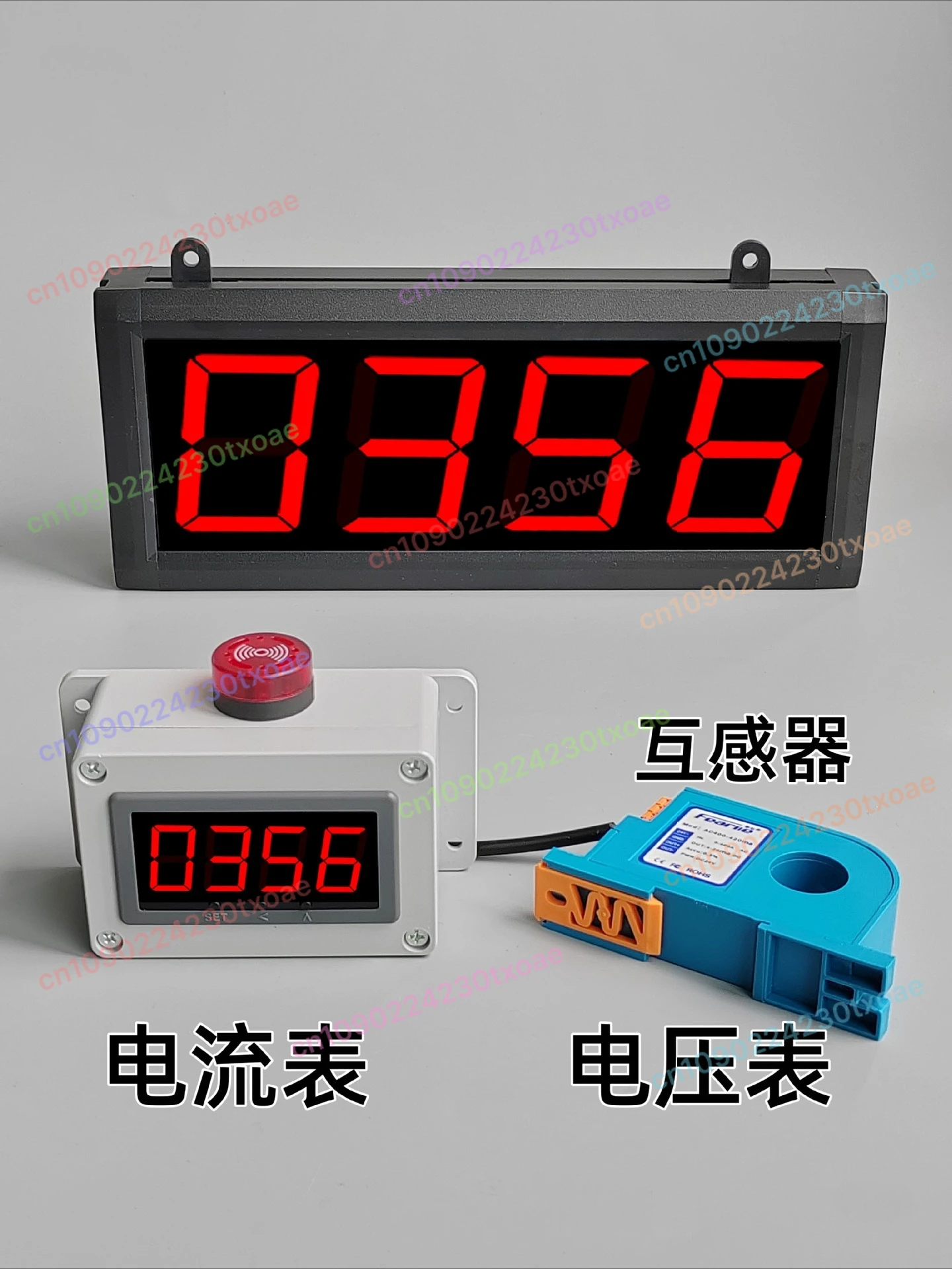 Digital Ammeter AC DC Current Voltage Power Monitor With Overload Alarm For Industrial Energy Management