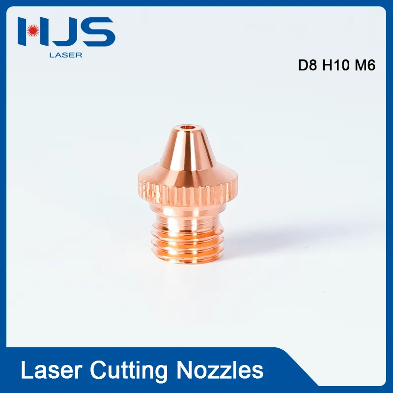 10Pcs/lot M6 Single Layer Fiber Laser Nozzle 3D Mini Cutting Head Accessories for Precitec 3D Laser Cutting Machines