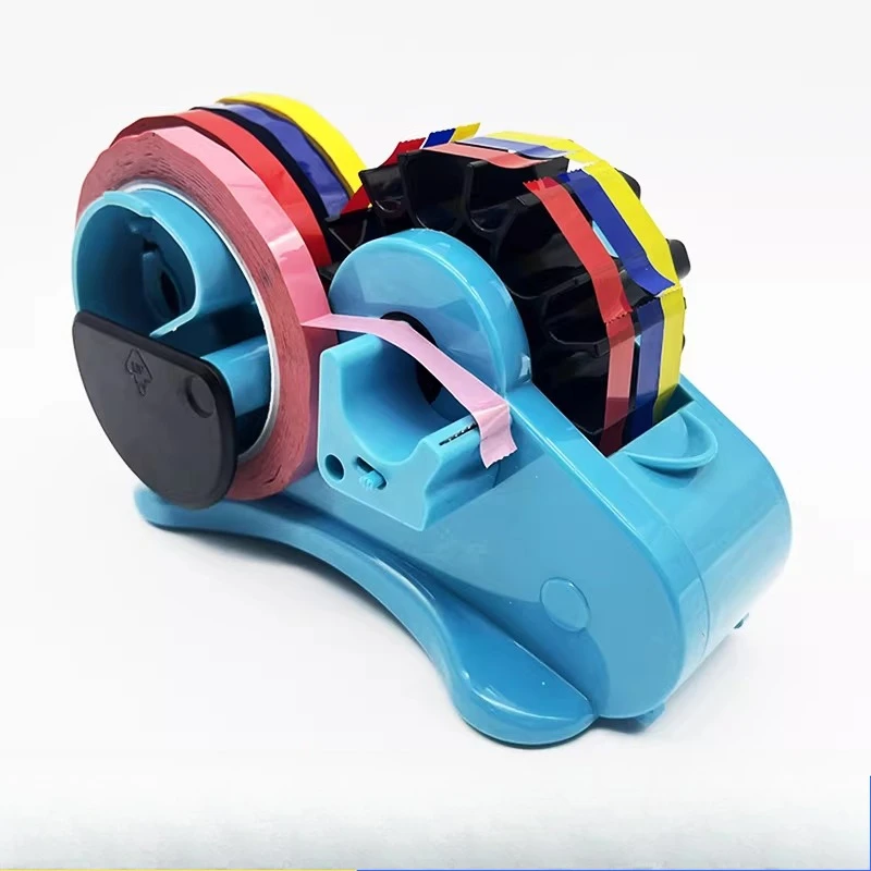 Multifunctional tape holder, manual adhesive paper segmentation machine with cutter