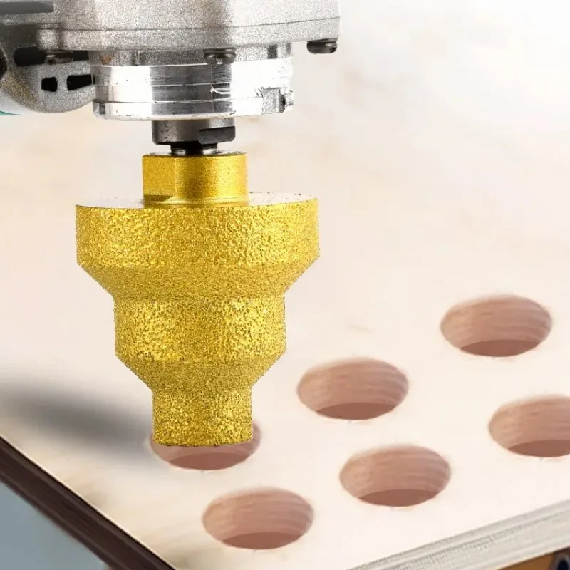 

M10 Diamond Chamfer Router Bits Hole Saw Milling Tile Cutter Marble Concrete Reamer Masonry Drilling Crowns Construction Tools