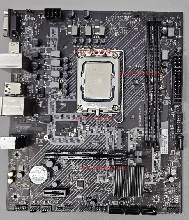 

Материнская плата For Seven Rainbows CF-H610M-K M.2 V20 LGA1700 с поддержкой процессоров 12/13 поколений Core, DDR4, M.2 NVME, для офиса и киберспорта