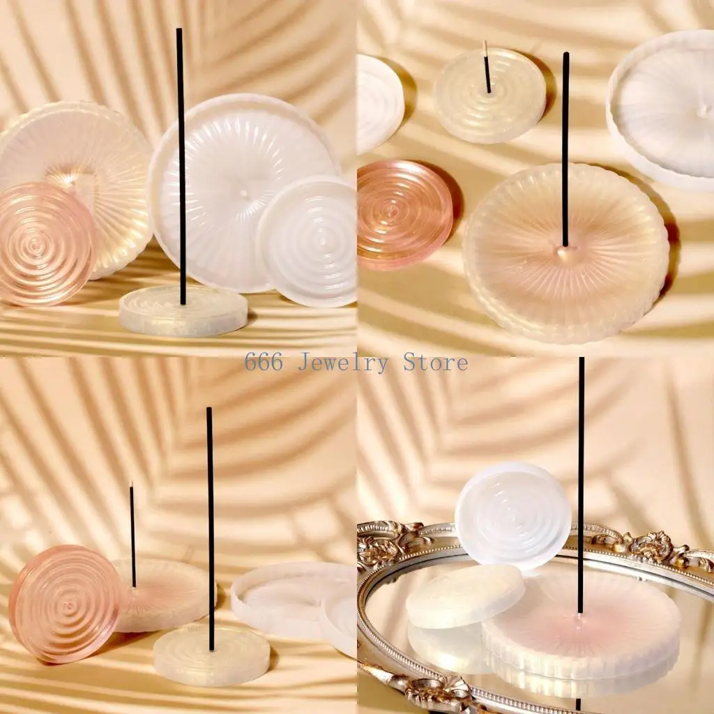 

F2TD Incense Holder Resin Molds,Incense Sticks Holder Silicone Mold,Incense-Burner Ashes Catcher Epoxy Resin Casting Mold