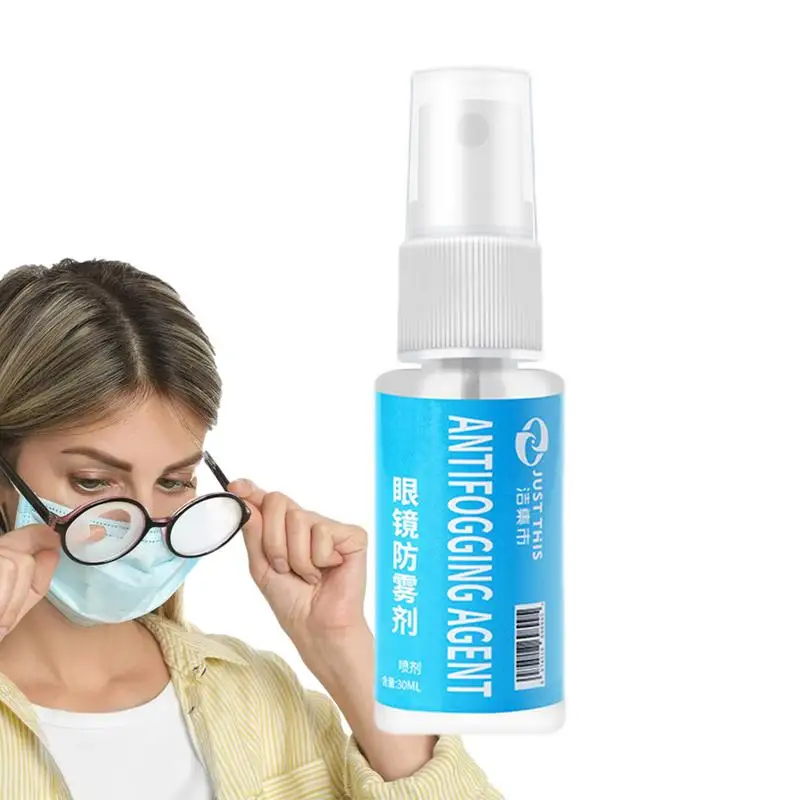 

Antifogging Spray For Glasses 30ml Defogger Liquid Fog Spray Effective Liquid Defogger Portable Winter Anti Fog Agent For