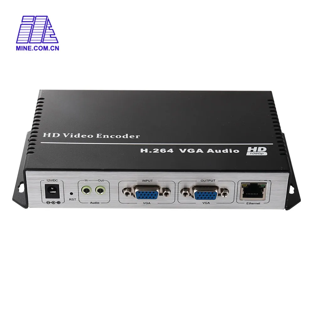 VGA Encoder H.265 H.264 Full HD VGA to RTSP RTMP Encoder with VGA Loop Out