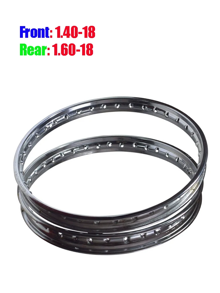 Motorcycle Wheel Rim for Honda Jialing Lifan Loncin KTM Sym Kymco Dayun Qjmotor 17/18 Inch Front/Rear 36-Holes Metal Steel Wheel