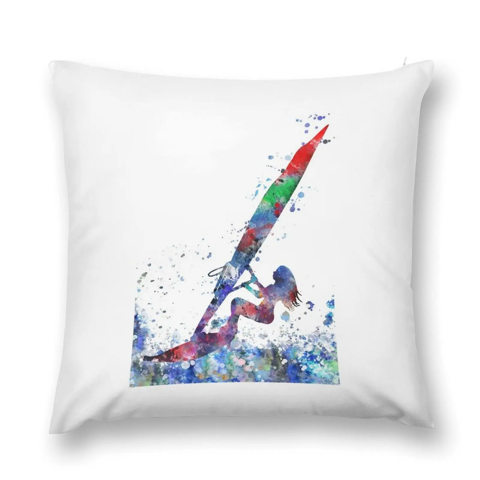 Windsurfer Throw Pillow Marble Cushion Cover pillow cover christmas Christmas Covers For Cushions pillow