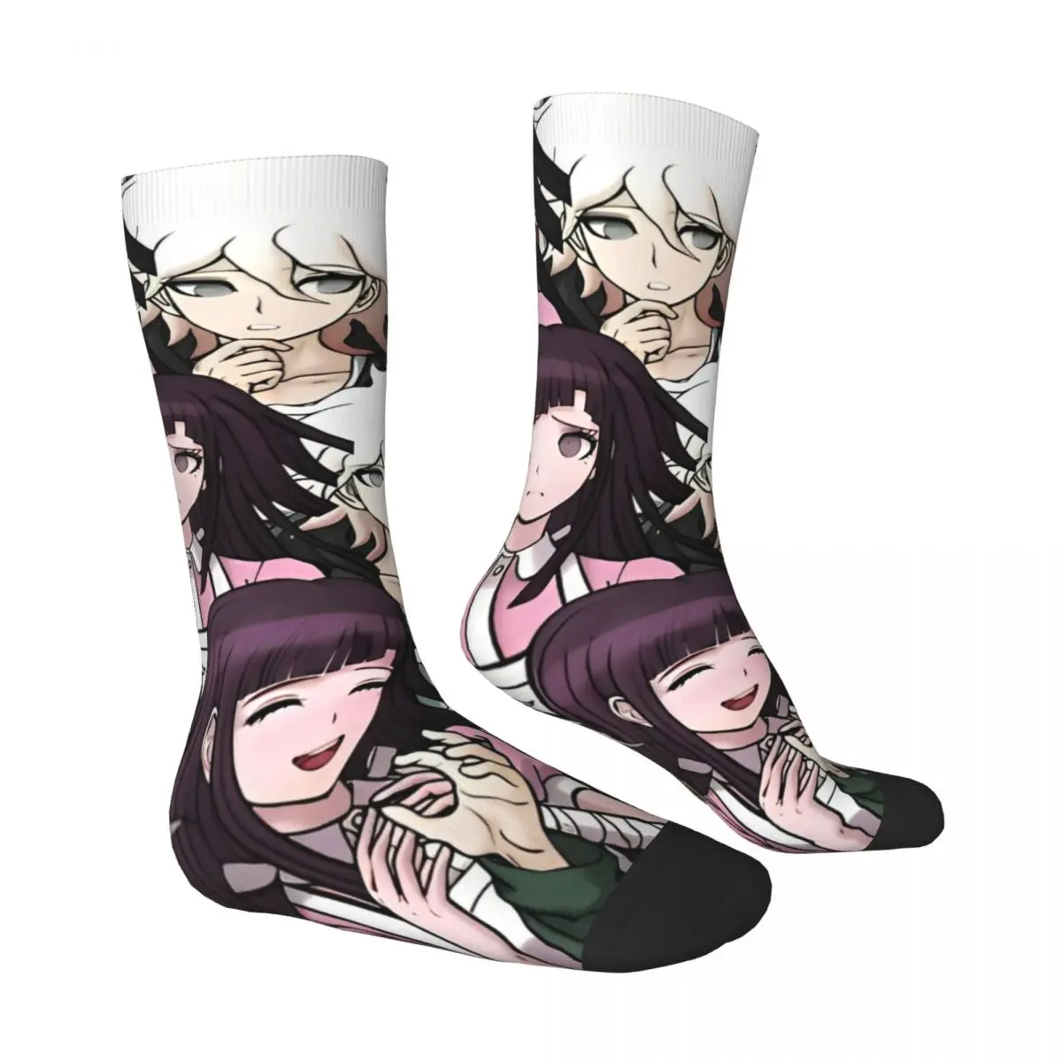 Women Men Socks Nagito Komaeda Mikan Tsumiki Stockings Autumn Casual Soft Socks Design Outdoor Anti Slip Socks