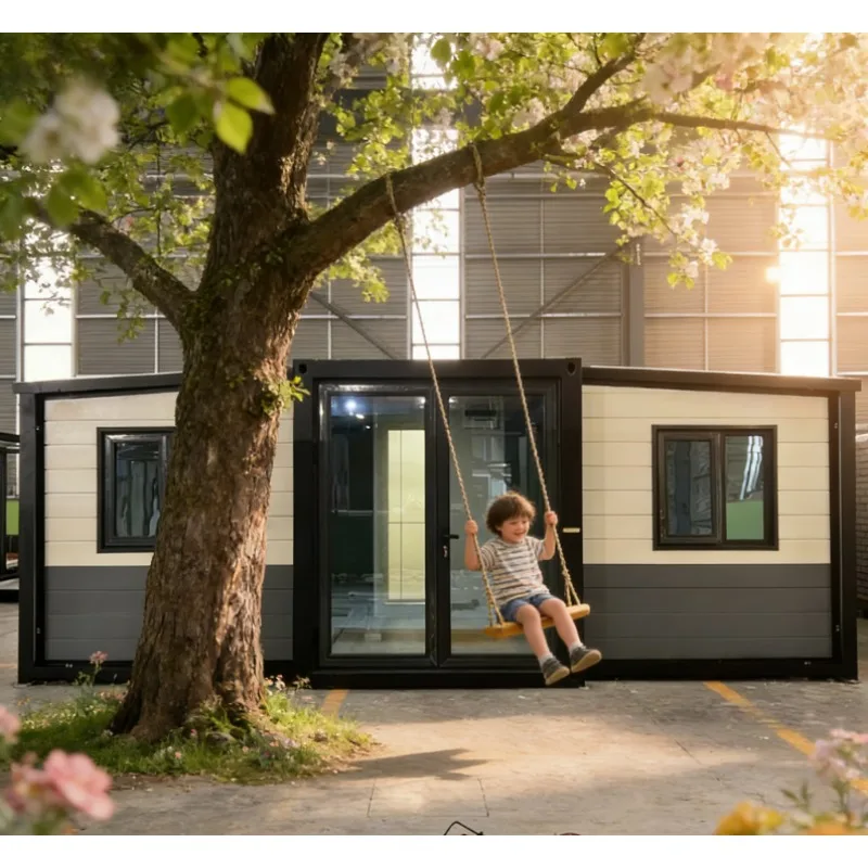 Good Price Expandable Prefab 20ft 40ft Luxury House 2 Story Prefabricated House Expandable Container Houses