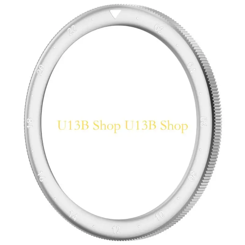 U13B Steel Bezel Replacement Dengan Penambahan Lapisan Layar Smartwatch Metal SmartWatch Simpsorsy Sederhana untuk 3/4
