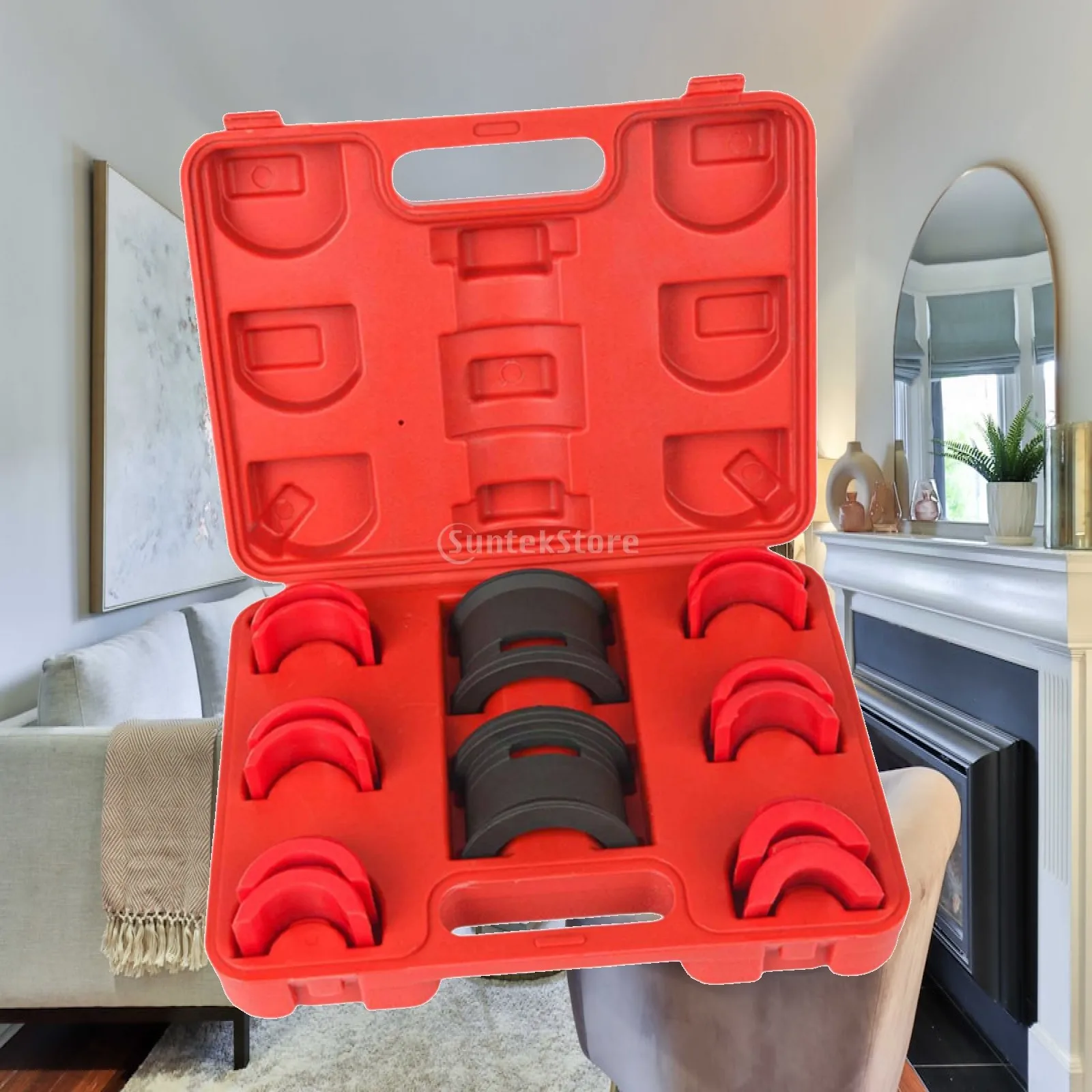 Durable Steel Fork Seal Drivers Kit 35 Mm-50 Mm Universal Motorcycle Tool Kit for Road Bike Repair
