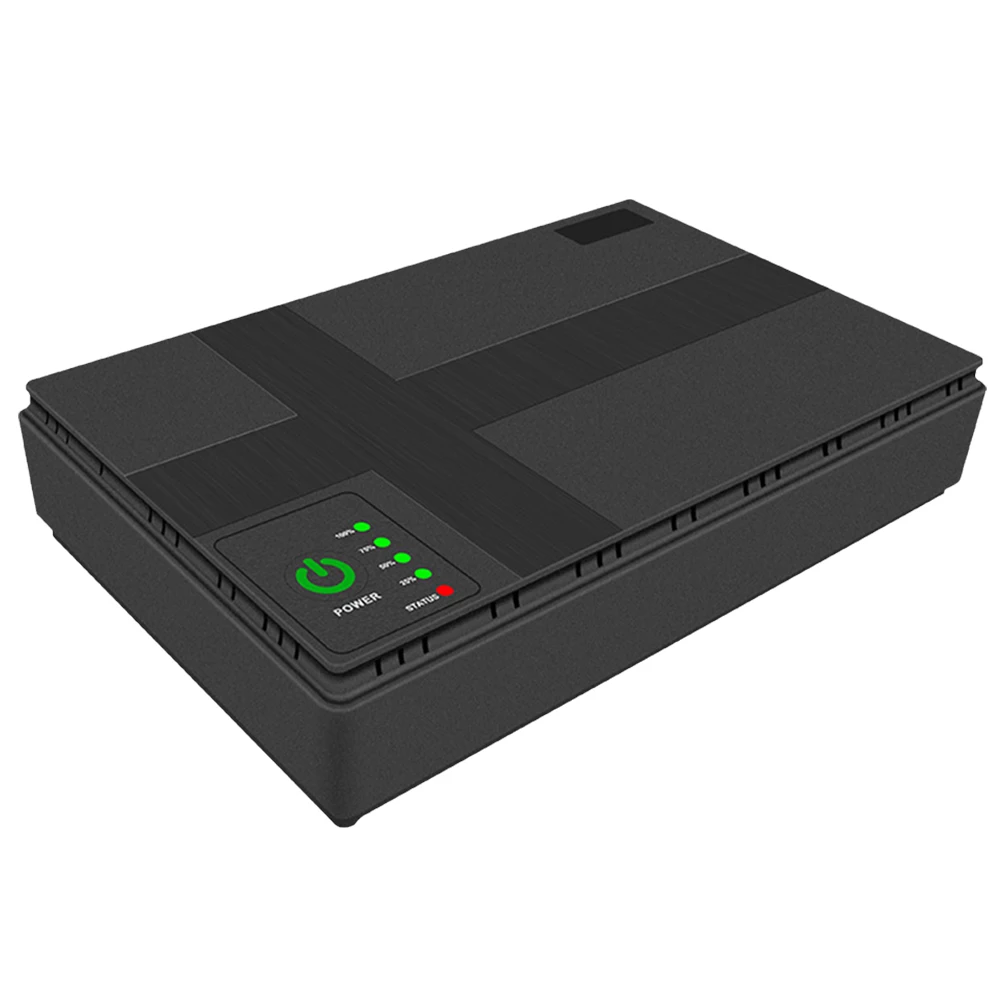 8800/10400mAh DC UPS Battery Backup 18W Backup Power Supply USB 5V 2A DC 5V 9V 12V 1A POE 15V 24V 0.6A Output UPS Battery Backup