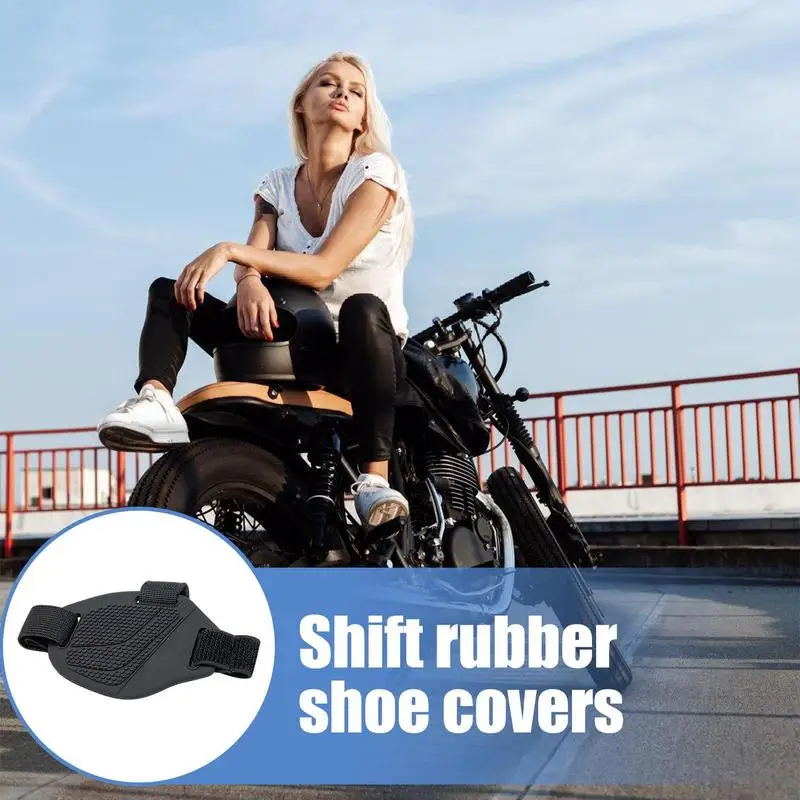 

Чехол переключения передач мотоцикла, противоскользящий чехол для мотоциклетной обуви, защитная крышка, регулируемые аксессуары для снаряжения, противоскользящие защитные приспособления для ботинок