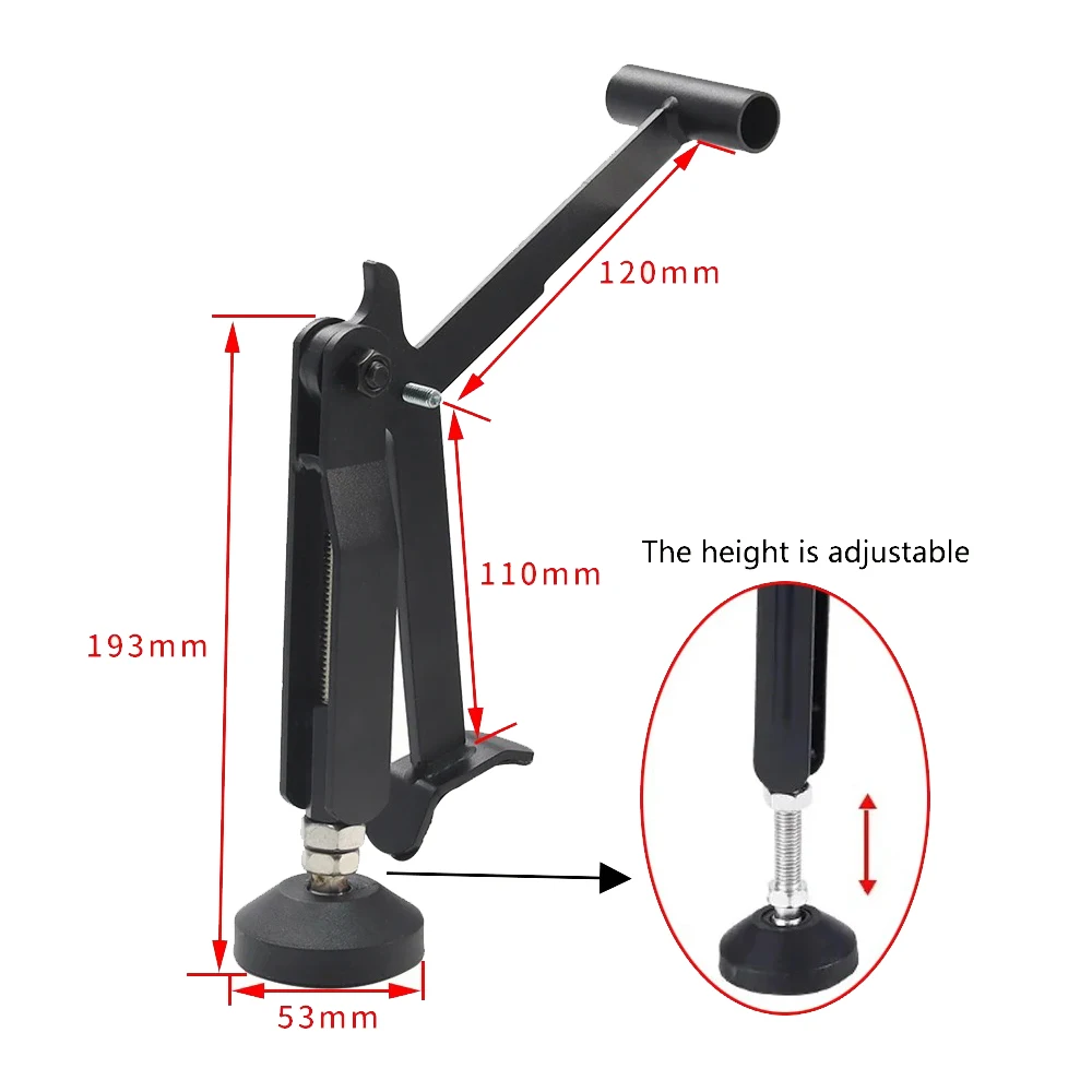 Kit de Support de levage pliable et réglable noir, pour Dirt Bike, cadre de levage Portable, Support universel de roue de moto