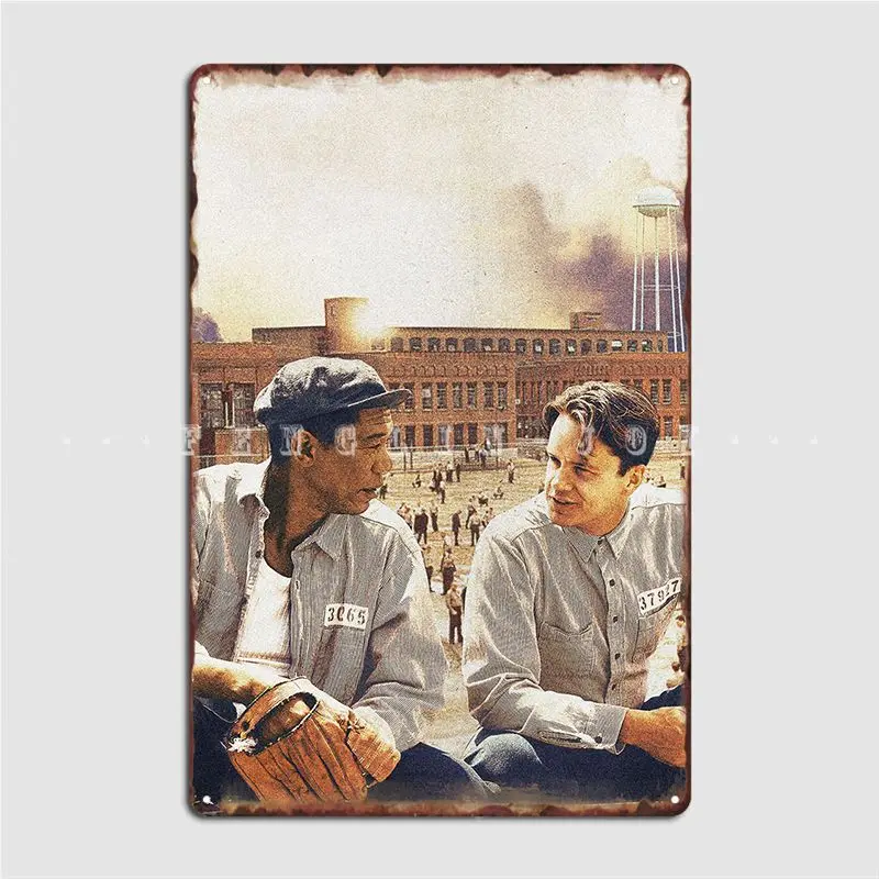 The Shawshank Redemption Metal Sign Cinema Living Room Club Bar Funny Wall Decor Tin Sign Poster