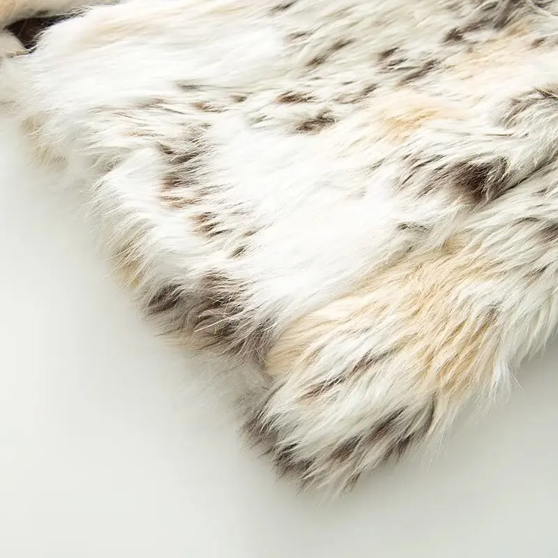 

Faionable Versatile Artificial Fur Jaet Street Sle Long Sve Stand Collar Women's ort Coat KASLEAD New Arrival