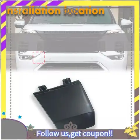 L38A-कार फ्रंट बम्पर टो हुक कवर कैप 6400L364 मित्सुबिशी आउटलैंडर 2022-2025 ट्रेलर हुक फ्लिप के लिए 12 best sales टो हुक कवर - №2