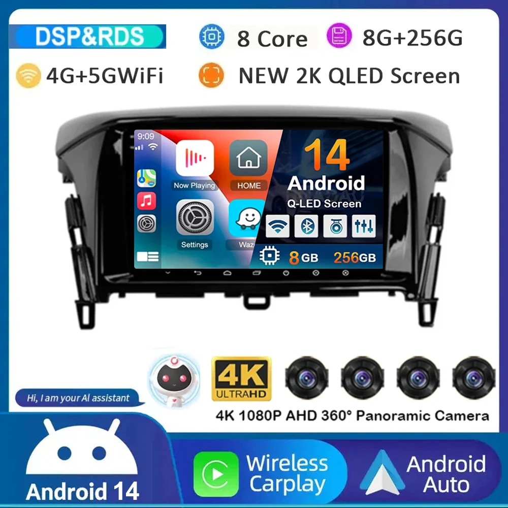 

Android 14 Carplay Auto For Mitsubishi Eclipse Cross 2017 2018 2019-2022 Car Radio Stereo Multimedia Video Player Navigation GPS