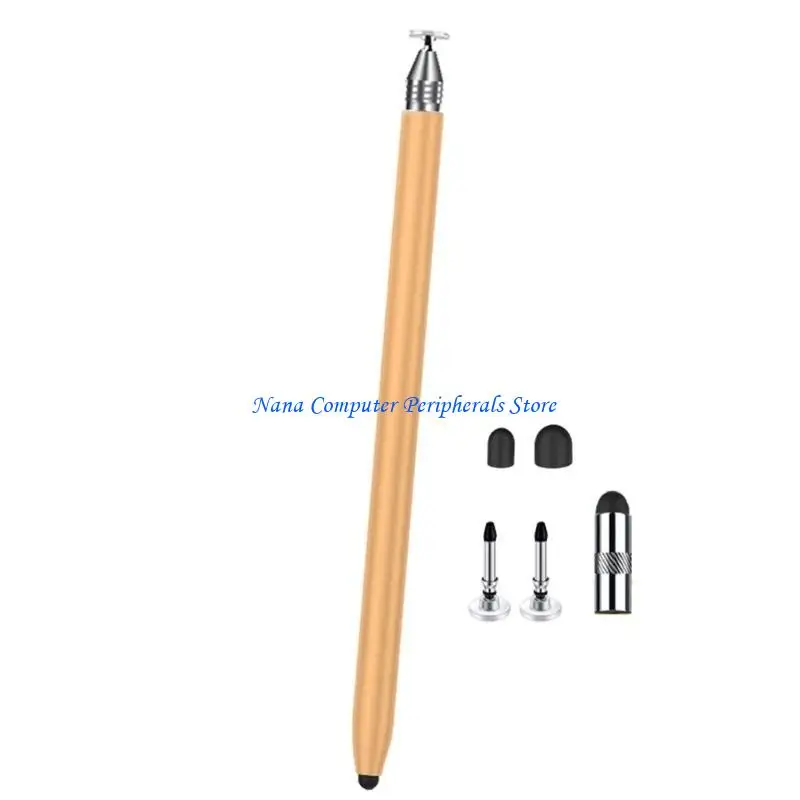F68C 3 Function Touch Pen Two Tip Design Soft Silicone Tip Screen Protections Univers