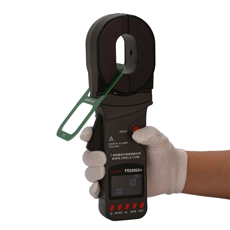 Braçadeira Aterramento Resistência Tester Loop Terra Fault Impedância Detector Novo Design Fr2000c Fr2000b Fr2000 Mais 0.011200ohm