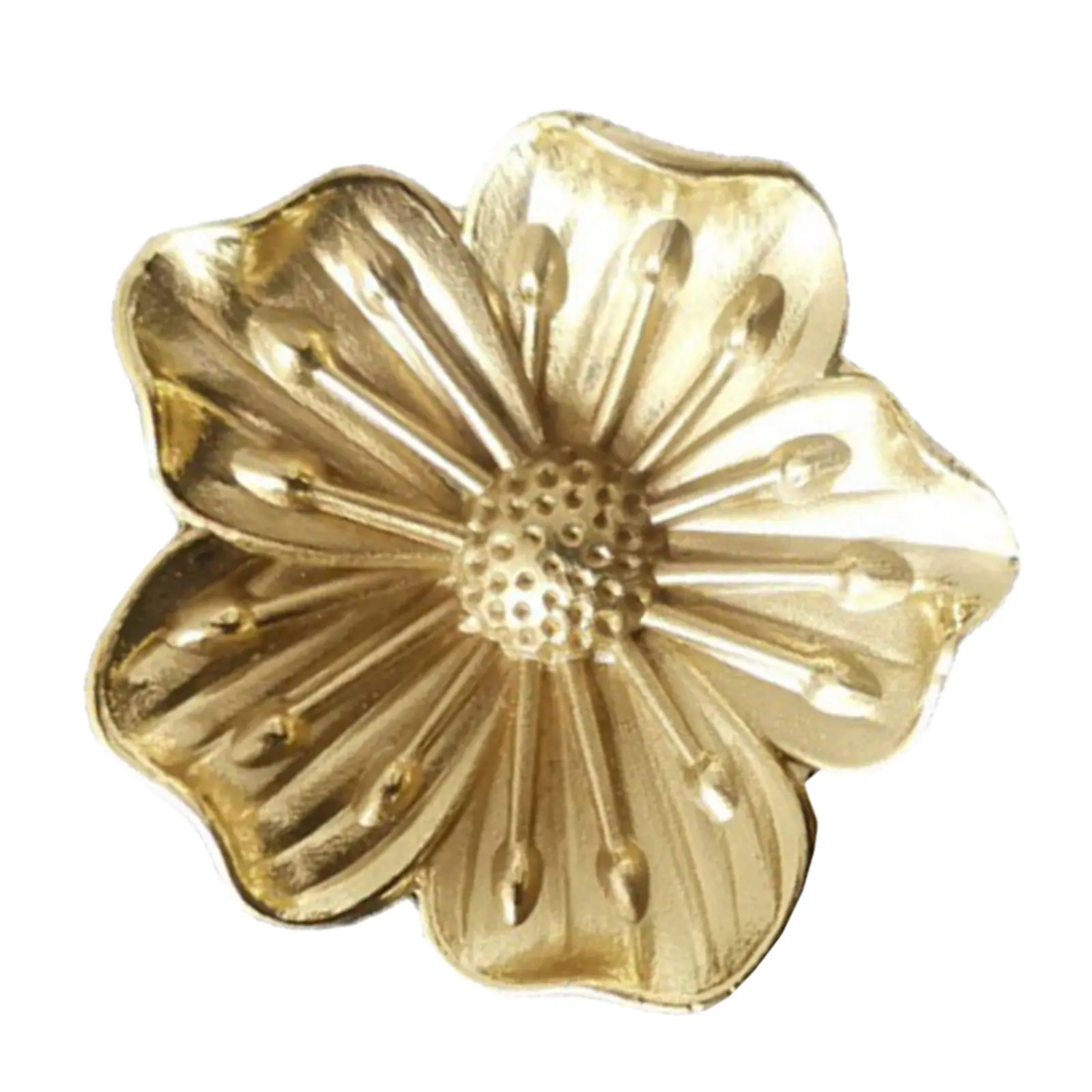 1Pcs Vintage Floral Cabinet Knobs Brass Cherry Blossom Drawer Pull Handle for Wardrobe Cupboard Door Decorative Knob
