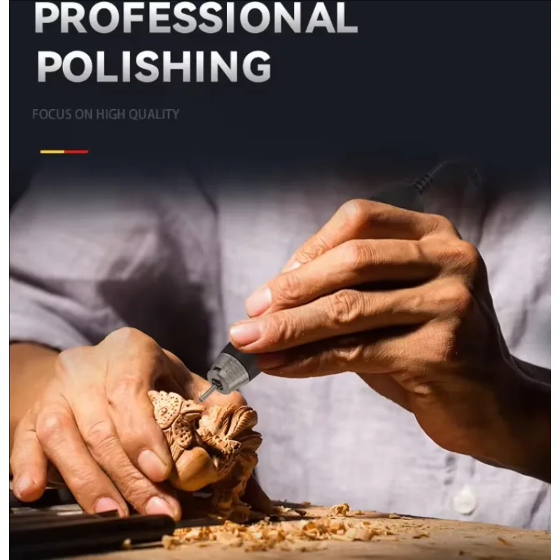 F600 High Power Jade Wood Nut Carving Machine Engraving Brushless Polishing Tool for Jade Window Opening