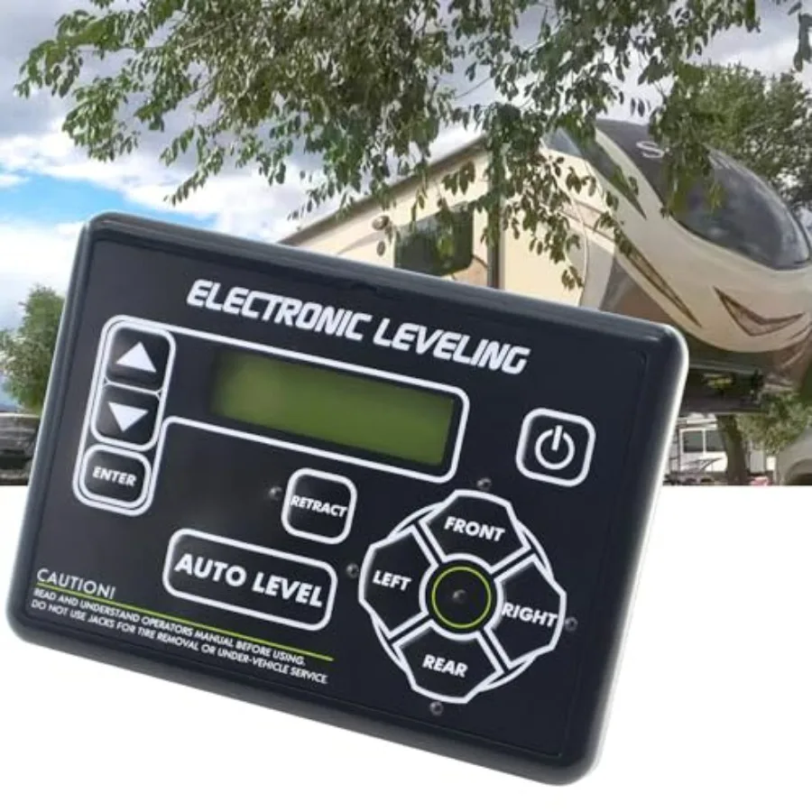 421484 RV Auto Leveling System Replacement Touchpad Electronic Leveling Control Panel for Lippert RV 5th Wheel and Travel Trail