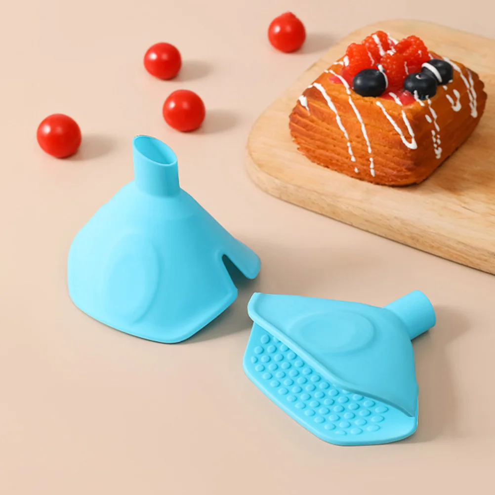 

Silicone Insulation Clamp Anti Scalding Pot Knob Holder Hot H Covers Heat Resistant Kitchen Gadgets Lightweight Multi Purpose