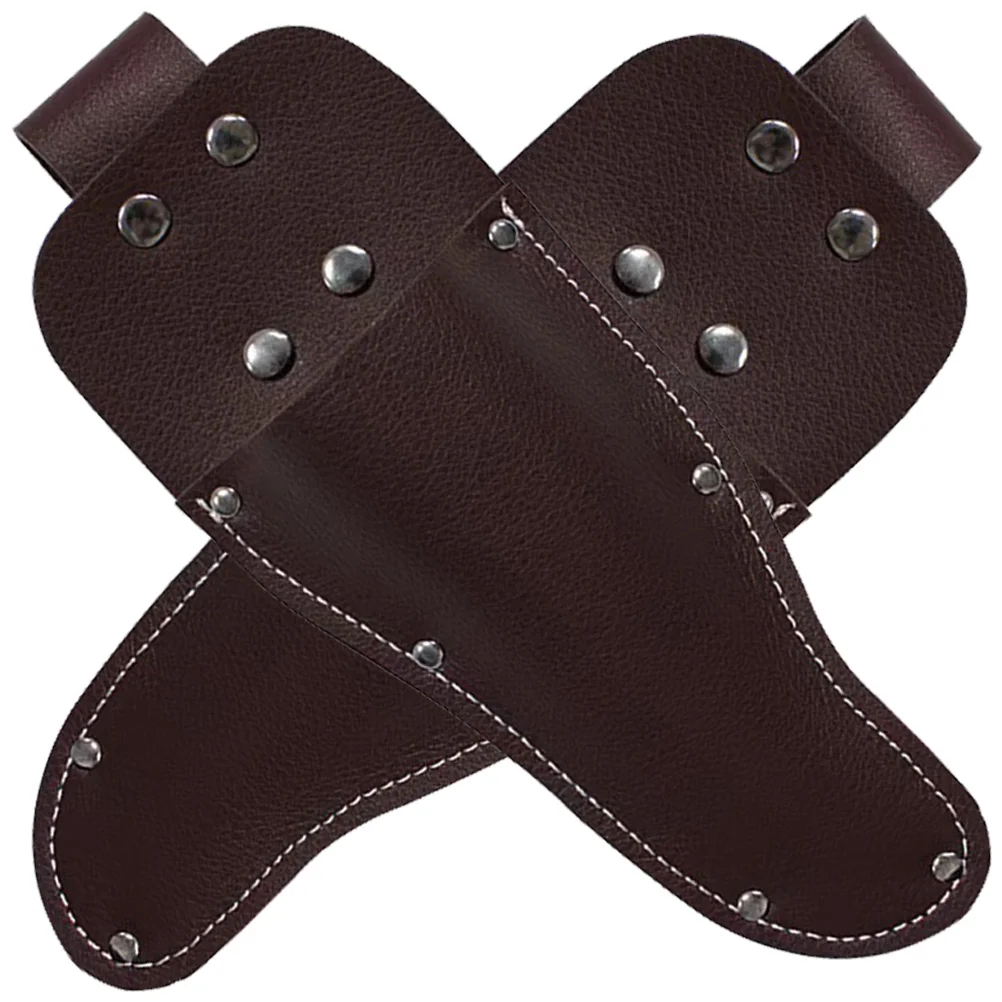 

2pcs Pruning Shears Case Gardening Scissor Cover Pliers Holder Cowhide Tool Protector Scissor Sheath Pouch Rust