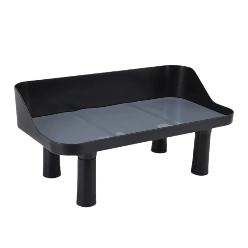 

Adjustable Elevated Pet Bowl Stand Lifting Anti Tip Plastic Neck Protection Dog Cat Food Bowl Raised Stand Feeding Table