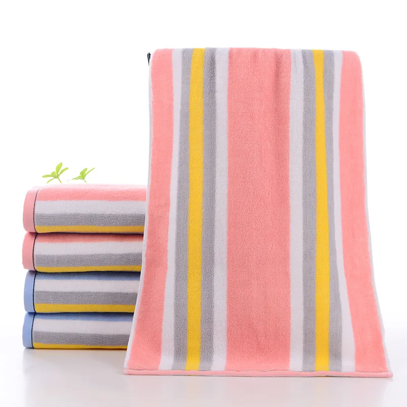 

4pcs/set Bath Towel Absorbent Adult Bath Towels Solid Color Soft Face Hand Shower Towel for Bathroom Washcloth 40x90cm