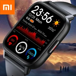 Xiaomi New 1.69 Inch Smart Watch Men Body Temperature Full Touch Smartwatch Women Accurate Oxygen Monitor Clock 2023 PK P8