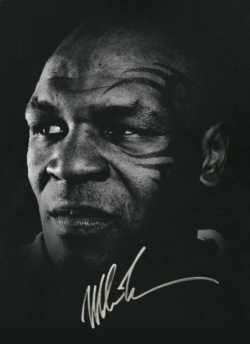 

Boxing Mike Tyson Portrait Printed Boxing Fans T-Shirt 100% Cotton O-Neck Short Sleeve Casual Mens T-shirt Size S-3XL