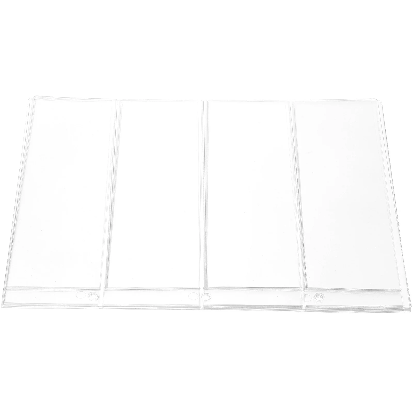 10Pcs Paper Currency Collection Book Pages PVC Material Organizer Storage Album Money Hiders Page for Cash