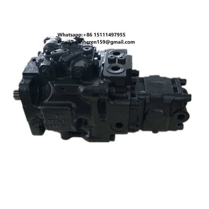

For Komatsu PC50MR-2 Hydraulic Pump with Solenoid Valve 708-3S-00452 708-3S-04571 708-3S-00422