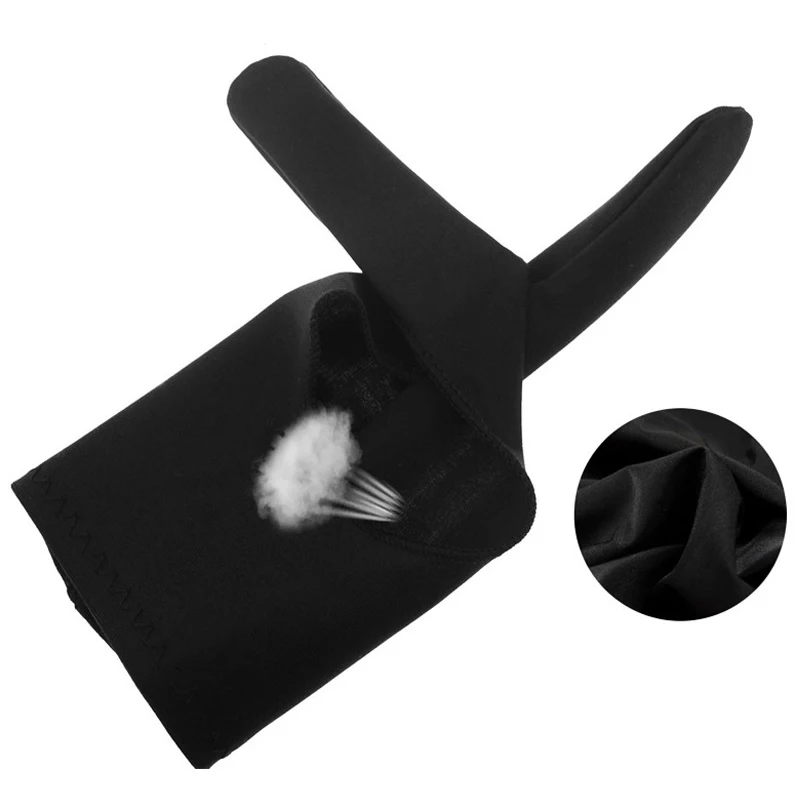 الرجال الرسم اللوحي قفاز قفازات الفنان مع 2 أصابع للوحة الرسم اللوحي النفط