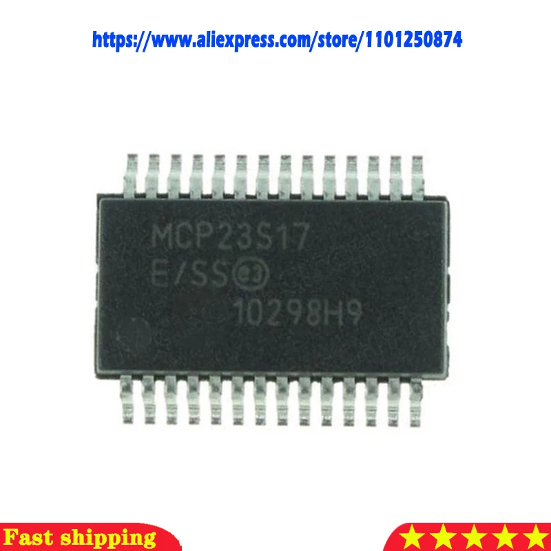 5pcs/lot MCP23S17-E/SS MCP23S17ESS MCP23S17-E MCP23S17 SSOP-28 In Stock