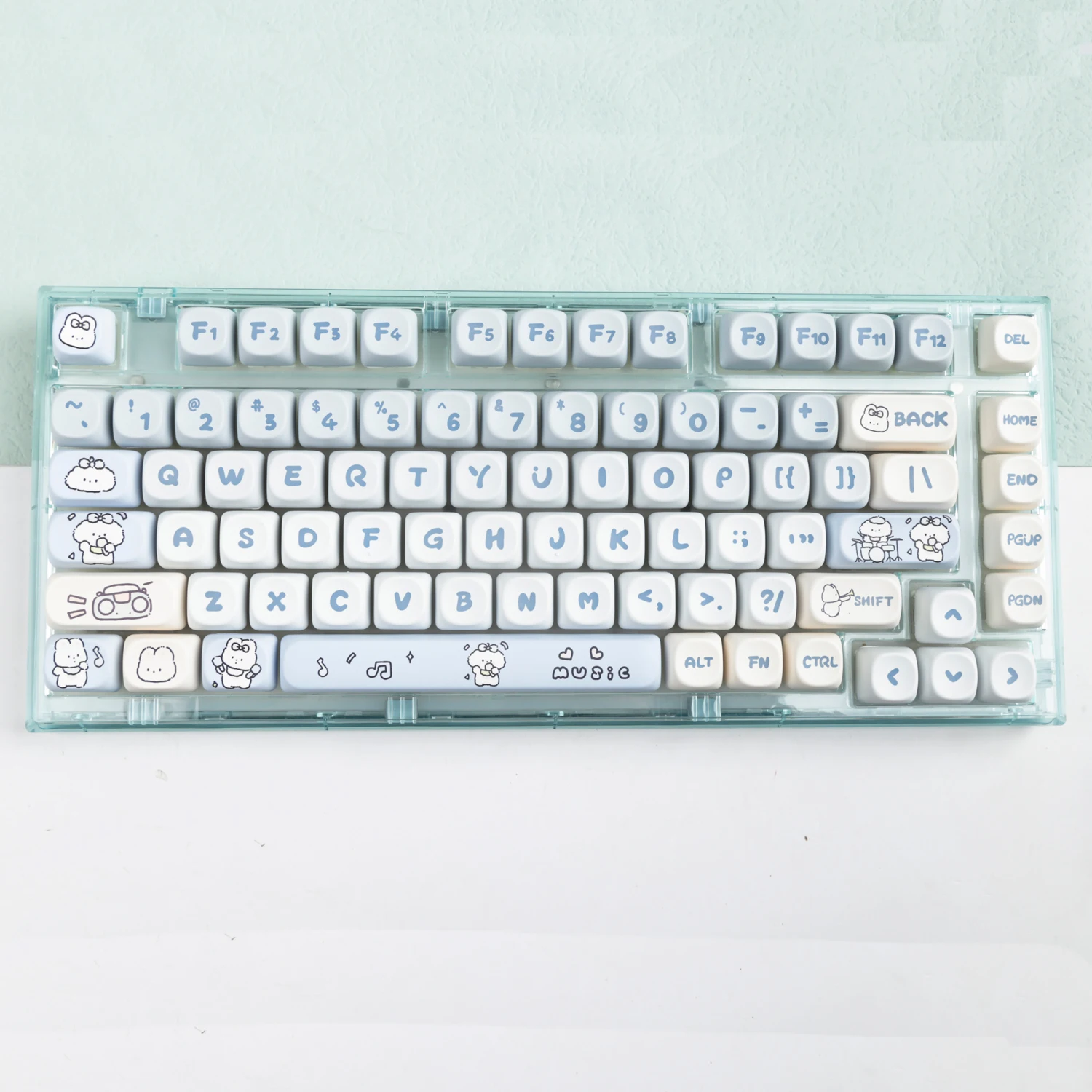 

Band Dog keycaps MOA profile Dye-Sublimation PBT keycap 139keys