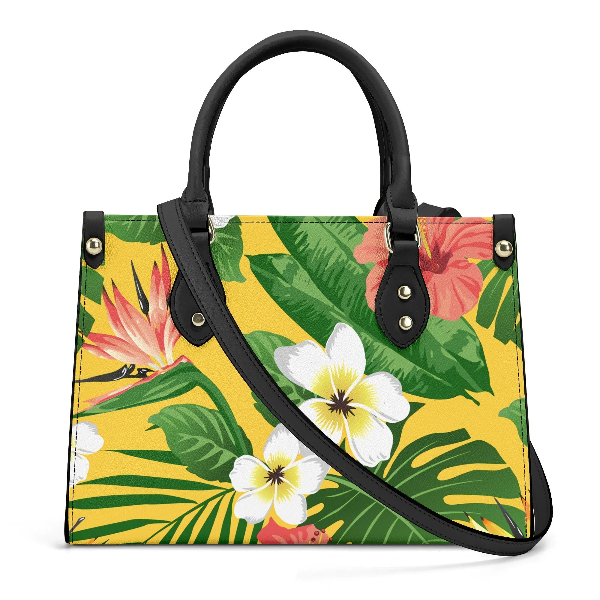 

Samoan Women'S Handbag Polynesian Hibiscus Printed Leather Luxury Women'S Crossbody Bag Women'S Postman'S Bag 2025