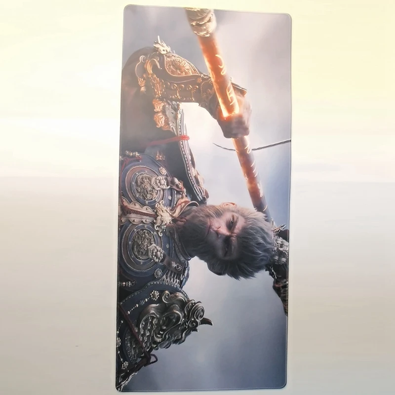 Black Myth Wukong 게임 마우스 패드, 사무실 대형 마우스 패드, 컴퓨터 게임 키보드, 고무 미끄럼 방지 마우스 매트, 대형 마우스 패드