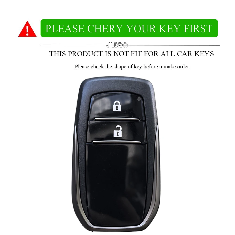 Keychain Car Key Cover For Toyota Hilux 2024 Yaris Corolla 2023 Rav4 CHR Revo Auris Innova Highlander Venza Fortune Key Holder