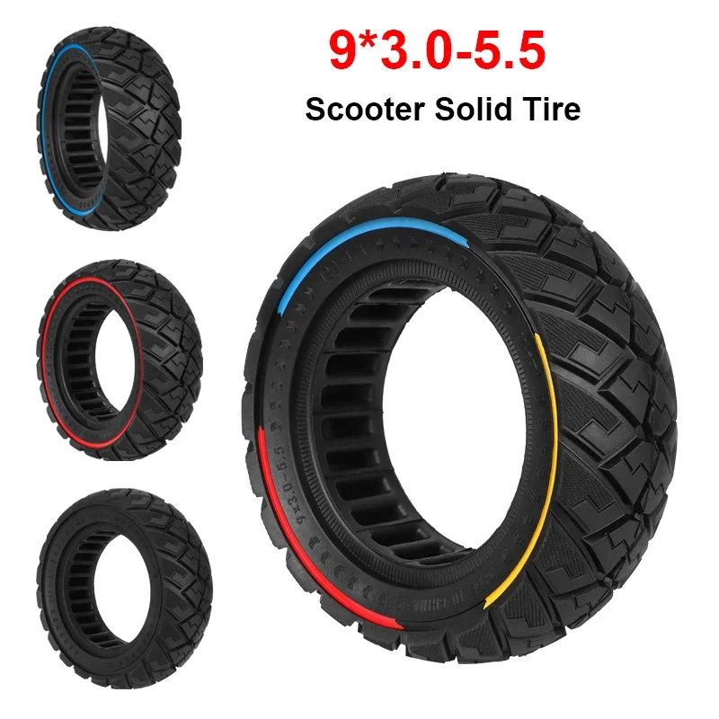 

Ulip 9 Inch 9x3.0-5.5 Off-Road Honeycomb Solid Tire for New Kukirin G2 Pro Electric Scooter All Terrain Tubeless Tyre Replace