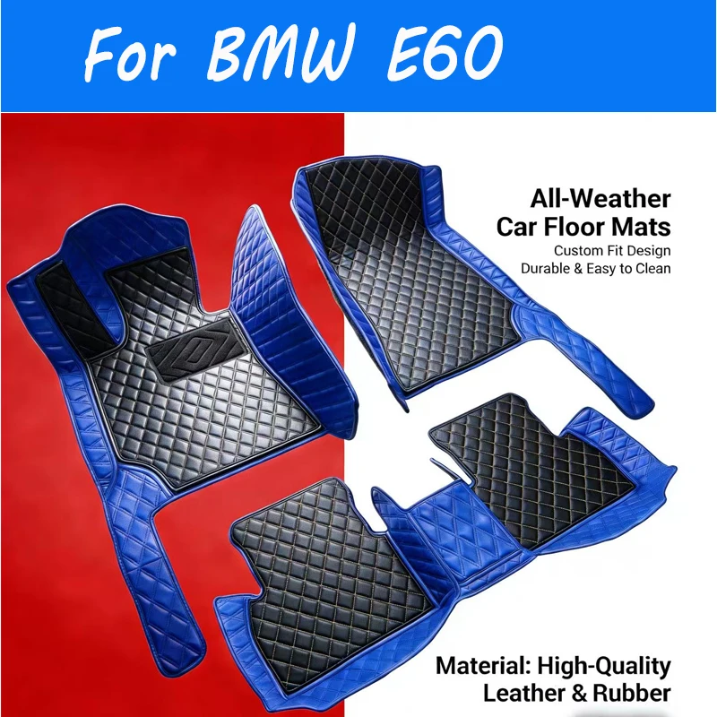 

Custom Car Floor Mats For BMW E60 2004 2005 2006 2007 2008 2009 2010 Carpet Pads Accessories
