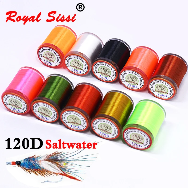 

10spools set 120D high strength continous nylon fly tying thread even for mackerel& tarpon saltwater fly pattern tying materials