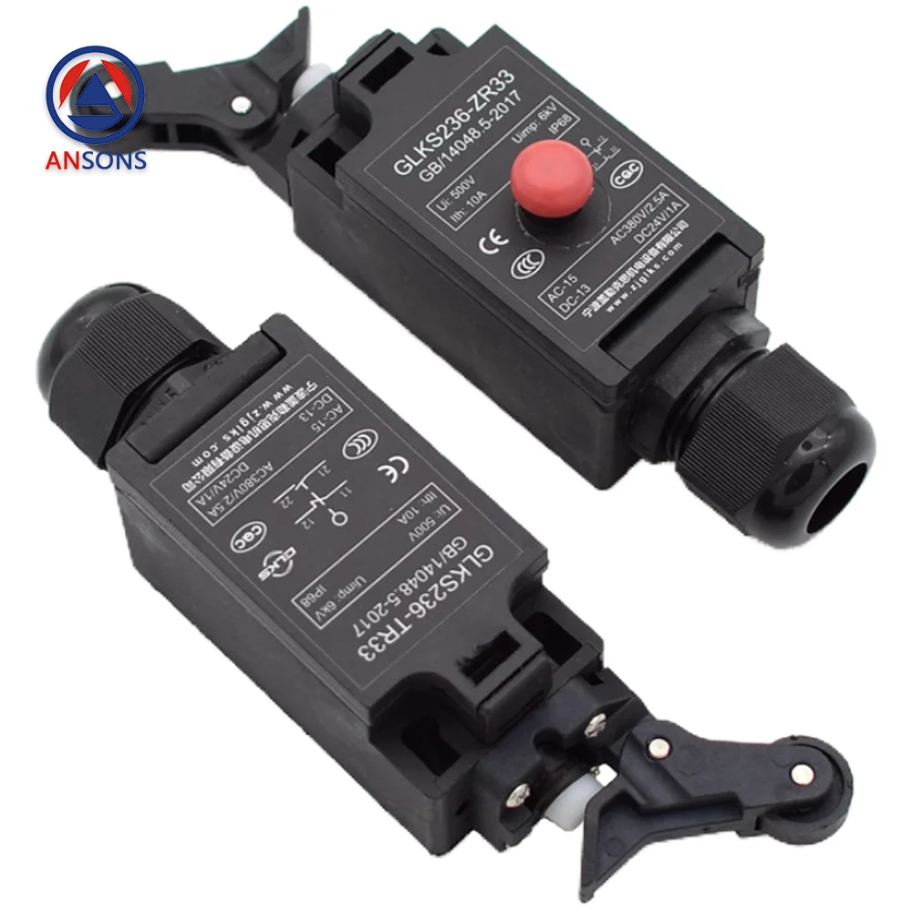 GLKS236-ZR33 TR33 ZR11 TR11 ZR22 TR22 GLKS Elevator Buffer Switch Tension Wheel Travel Limit Switch Ansons Elevator Spare Parts