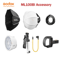 Godox ML100Bi Accessories ML-L36 Lens Reflector ML-GB Bowens Mount Adapter PH01 Power Bank Holder ML-CS30 ML-SF3030 Softbox