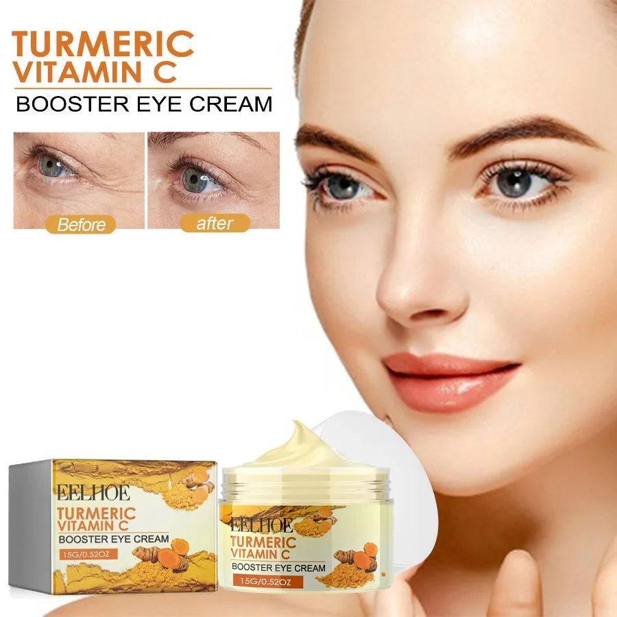 Kurkuma VC Augencreme – Anti-Aging, Circle Fader, Schwellungenreduzierer, Tone Enhancer, natürliche Inhaltsstoffe