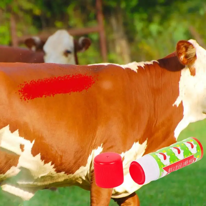Livestock Paint Crayon Livestock Marking Paint All-Weather Highly Visible Marker Pens For Cattle Sorting Grading Inoculation
