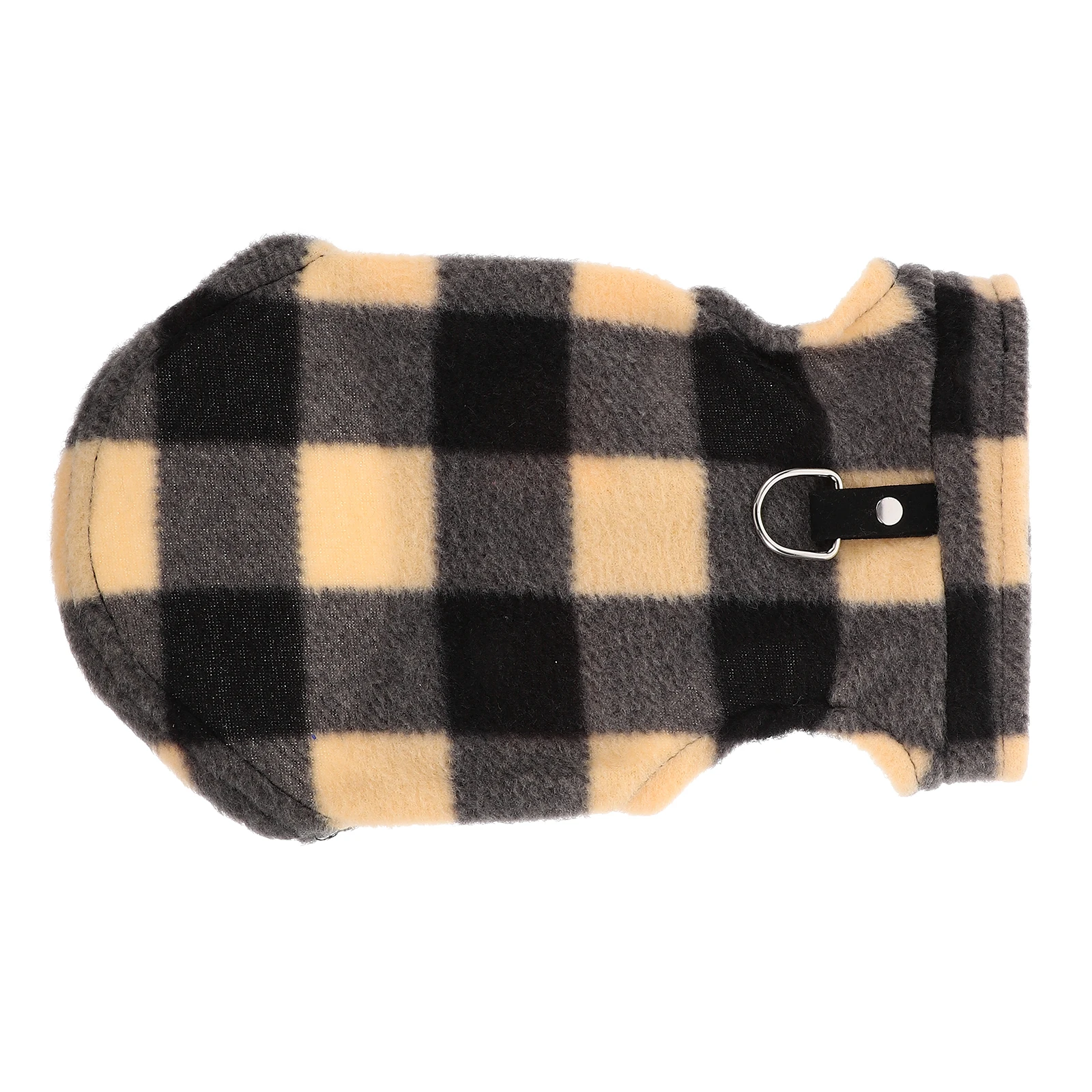 

Dog Fleece Vest Winter Clothes Sleeveless Pet Jacket for Small Medium Dogs D Ring Belt Safe Practical Pet Supplies