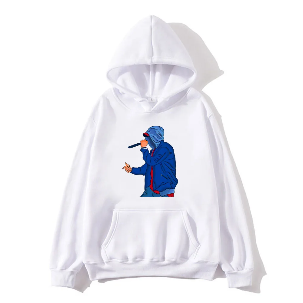 Eminem Hoodie  for Autumn Fashion Grunge Sweatshirt Funko Pop Fleece Graphic Printing Clothing Ropa Hombre Long Sleeve Pullovers