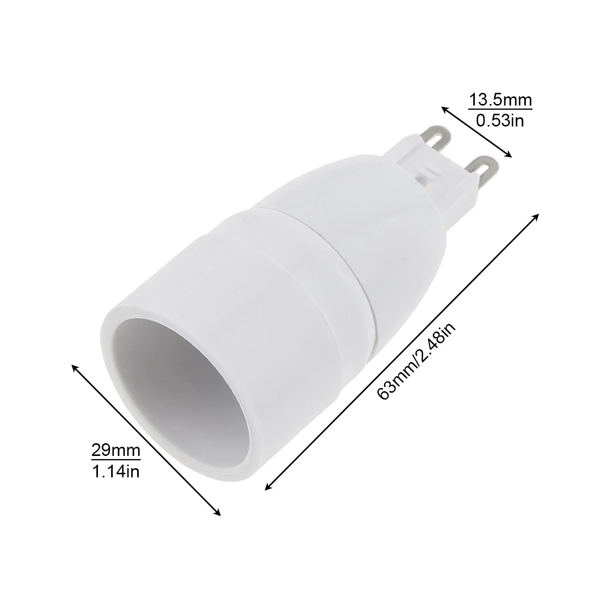5pcs G24 G23 GU24 GU10 B22 to E26 E27 Lamp Base E26 E17 E12 to E14 Lamp Holder Converter Socket Adapter For LED Corn Bulbs Light